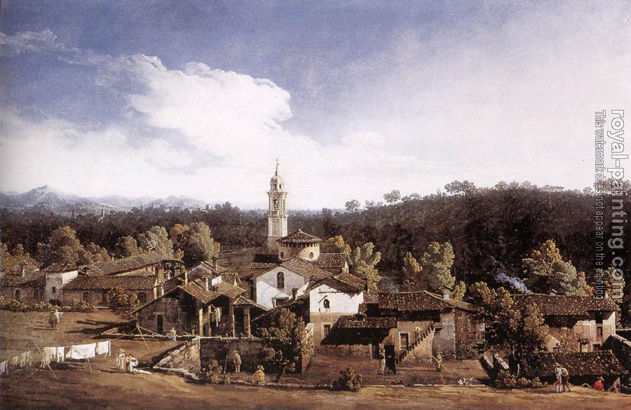 Bernardo Bellotto : View of Gazzada near Varese
